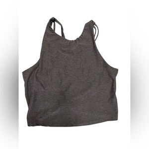 Jockey brown athletic cropped top